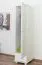 Flurschrank Kiefer, Farbe: Weiß 190x47x60 cm Abbildung