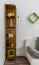 Regal - 40 cm breit, Kiefer Holz-Massiv, Farbe: Eiche