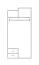 Jugendzimmer Drehtürenschrank / Kleiderschrank Ohey 03, Farbe: Grau / Weiß / Blau - Abmessungen: 195 x 90 x 50 cm (H x B x T)