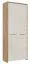 Kleiderschrank beige hochglanz Abbildung
