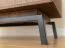 Kommode / Weinregal Salleron 18, Eiche massiv geölt, Farbe: Tabacco, zwei Holzschiebetüren, Maße: 101 x 101 x 45 cm, 16 Fächer