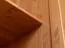 Drehtürenschrank / Kleiderschrank | aus massiv finnische Kiefer | Farbe: Eiche | langlebig | Maße: 212,5 x 188,5 x 63 cm | natürliche Maserung