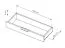 Schminktisch | 1 Schublade | Farbe: Eiche Cremona | Push-to-open Funktion | 120 x 40 x 80 cm | abgerundete Seiten | ABS-Kanten | für Schlafzimmer
