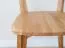 Stuhl Mineure 01, aus natürlichen Eichenholz, Massivholz, geölte Oberfläche, ergonomisches Design, Maße: 85,5 x 46,5 x 80 cm, stabil und langlebig