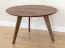 Runder Couchtisch Erdre 05, geölt, mit 70 cm Durchmesser, Farbe: Tabacco, aus Massivholz Eiche, Tischplatte 2 cm, Maße: 70 x 70 x 41,5 cm, hochwertig