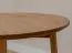 Stabiler Couchtisch Verzee 01, aus massiven Eichenholz, geölte Oberfläche, Maße: 44 x 51 x 51 cm, drei Standbeine, minimalistisch und stilvoll