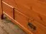 Doppelbett Jabron 07, Kiefer massiv Vollholz, Farbe: Kiefer - Liegefläche: 160 x 200 cm (B x L)