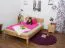 Jugendbett Wooden Nature 03 Kernbuche massiv geölt  - Liegefläche 140 x 200 cm (B x L) 