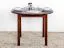 Tisch Kiefer massiv Vollholz Walnussfarben Junco 235A (rund) - Durchmesser 100 cm