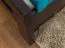 Kinderbett / Jugendbett "Easy Premium Line" K8, Buche Vollholz massiv schokobraun lackiert - Liegefläche: 90 x 190 cm