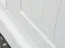 Kommode Gyronde 03, Kiefer massiv Vollholz, Farbe: Weiß / Walnuss - 85 x 167 x 45 cm (H x B x T)