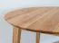 Tisch rund Erdre 07 mit 90 cm Durchmesser, Tischplatte 2 cm, in Eiche geölt, Massivholz Eiche, 90 x 90 cm, ästhetisch und minimalistisch, 4 Standbeine