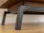 Wohnzimmer Komplett - Set A Salleron, 3-teilig, Eiche massiv geölt, in Tabacco, ein TV-Unterschrank, eine Kommode, ein Couchtisch