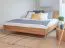 Doppelbett Amru 03 aus massivem Eichenholz, 91 x 189 x 210 cm, in Eiche geölt, Liegefläche: 180 x 200 cm, zeitloses Design und minimalistisch