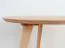 Couchtisch rund Erdre 04 mit 90 cm Durchmesser, in Eiche geölt, 90 x 90 x 48 cm, aus Massivholz Eiche, Tischplatte 2 cm, vielseitig einsetzbar, hochwertig