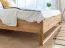 Doppelbett Amru 03 aus massivem Eichenholz, 91 x 189 x 210 cm, in Eiche geölt, Liegefläche: 180 x 200 cm, zeitloses Design und minimalistisch