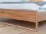 Doppelbett Amru 03 aus massivem Eichenholz, 91 x 189 x 210 cm, in Eiche geölt, Liegefläche: 180 x 200 cm, zeitloses Design und minimalistisch