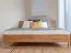 Doppelbett Amru 03 aus massivem Eichenholz, 91 x 189 x 210 cm, in Eiche geölt, Liegefläche: 180 x 200 cm, zeitloses Design und minimalistisch