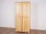 Kleiderschrank, Farbe: Natur 190x90x60 cm