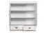 Schrank weiß, Kiefer Massivholz, Abmessung: 142 x 130 x 50 cm (H x B x T)
