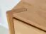 Konsolentisch | Sideboard | Massivholz | Soft Close System | 1 Schublade | Eichenholz geölt | 1 Ablagefach | Farbe: Eiche | 83 x 33 x 80 cm | Seille 02 | gefräster Griff