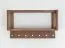 Garderobe | Farbe: Tabacco | Massivholz | Eichenholz geölt | 7 Haken | mit Ablage | 63 x 22 x 36 cm | Seille 20