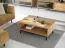 Couchtisch Salleron 10, Wildeiche massiv geölt, Farbe: Natur - Abmessungen: 101 x 60 x 41 cm (B x T x H)