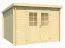 Gartenhaus G277 Natur - 28 mm Blockbohlenhaus, Grundfläche: 7,26 m², Pultdach
