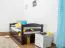 Buche Schubladenbett 90 x 200 cm Schokobraun Abbildung