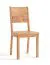 Stuhl aus natürlichen Eichenholz Nievre 01, minimalistisch, Massivholz Eiche, geölt, Maße: 90 x 41 x 41 cm, schlichtes und modernes Design