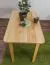 Holztisch Tisch 90x55 cm Kiefer massiv, Farbe: Natur