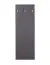 Garderobe Fjends 07, Farbe: Anthrazit - Abmessungen: 102 x 34 x 3 cm (H x B x T)