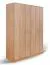150 cm breiter Kleiderschrank mit 3 Türen | Farbe: Braun Abbildung