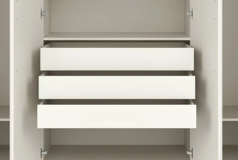Schubladen für Kleiderschrank Edegem 01 | 3 Stück | Farbe: Kaschmir