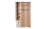 Kinderzimmer - Drehtürenschrank / Kleiderschrank Benjamin 19, Farbe: Buche / Creme - 236 x 126 x 56 cm (H x B x T)
