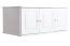 Hängeschrank Kiefer Vollholz massiv weiß lackiert 024- Abmessung 50 x 120 x 60 cm (H x B x T)