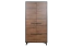 Schrank Altels 19, Farbe: Walnuss - Abmessungen: 185 x 91 x 40 cm (H x B x T)