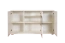 Kommode Garim 3, Farbe: Weiß Hochglanz - 85 x 150 x 45 cm (H x B x T)
