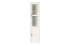 Vitrine Badus 12, Farbe: Weiß - 201 x 49 x 44 cm (H x B x T)