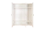 Drehtürenschrank / Kleiderschrank Falefa 18, Farbe: Elfenbein - Abmessungen: 224 x 191 x 58 cm (H x B x T)