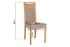 Tischgruppe X mit 6 Stühlen, großer Esszimmer Tisch in Weiß/Eiche, modernes und einfaches Design, stabile Holzstühle gepolstert, Polster: Schwarz