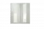 Schiebetürenschrank / Kleiderschrank Zwalm 02, Farbe: Weiß - Abmessungen: 215 x 200 x 60 cm (H x B x T)