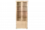 Bücherschrank, Vitrine - Kiefer Massivholz, Farbe: Natur, 84 cm breit