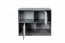 Jugendzimmer - Kommode Elias 17, Farbe: Weiß / Grau - Abmessungen: 79 x 96 x 40 cm (H x B x T)
