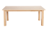 Tisch Kiefer massiv Vollholz natur Junco 241A (eckig) - Abmessung 80 x 180 cm