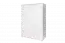 Massivholz-Schrank Kiefer, Farbe: Weiß 190x133x60 cm