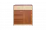Kommode Pasuruan 07, Farbe: Nuss / Ahorn - Abmessungen: 95 x 85 x 37 cm (H x B x T)