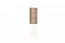 Vitrine Hohgant 09, Farbe: Eiche / Weiß - 209 x 50 x 42 cm (H x B x T)