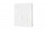 Drehtürenschrank / Kleiderschrank Siumu 29, Farbe: Weiß / Weiß Hochglanz - 224 x 182 x 56 cm (H x B x T)