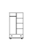 Kiefernholz Schrank